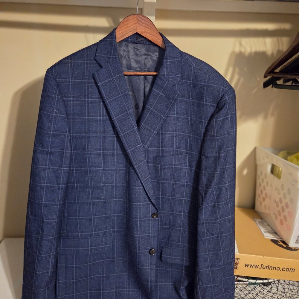Ralph Lauren Blue Plaid Blazer